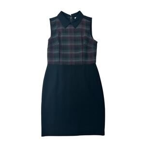 Loft Sleeveless Collard High Neck Mini Dress Size 0p